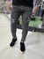 CALÇA JEANS CINZA GRAFITE POUCOS RASGOS E TINTA EFFEL CULTURE - comprar online