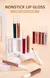 QIBEST-Sexy Red Matte Lip Gloss para mulheres, duradouro, batom líquido de velu na internet