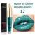 Imagem do Diamante brilho labial gloss maquiagem 15 núcleos fosco-mudando líquido imperm