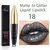 Diamante brilho labial gloss maquiagem 15 núcleos fosco-mudando líquido imperm