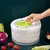 Desidratador Vegetal Manual Criativo Doméstico, Spinner Salada, Secador De Cest - comprar online