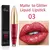 Diamante brilho labial gloss maquiagem 15 núcleos fosco-mudando líquido imperm