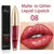 Imagem do Diamante brilho labial gloss maquiagem 15 núcleos fosco-mudando líquido imperm