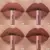 Imagem do QIBEST-Sexy Red Matte Lip Gloss para mulheres, duradouro, batom líquido de velu