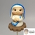 Enfeite de Chimarrão- Madre Teresa de Calcutá
