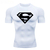 camisa de compressão do super man