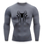 camisa de compressão homem-aranha manga longa