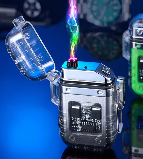 Encendedor plasma recargable Linterna llavero