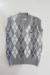 Colete Jacquard Losango Tricô Kids - comprar online