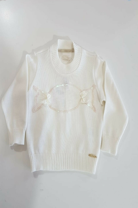 Blusa Bala Tricô Kids