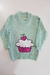 Blusa Jacquard Cupcake Tricô Kids - comprar online