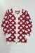Cardigan Jacquard Coração Tricô Kids na internet