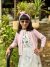 Cardigan Textura Transpasse Tricô Kids - comprar online