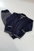 Conjunto Baby Cardigan com Calça Listrada Tricô Kids