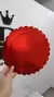 BANDEJA FLOR ROJA LAMINADA