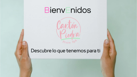 Banner de Cartón  Piedra Store SpA.