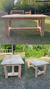 Mesa Rectangular Madera Recuperada Rustica - comprar online