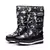 Botas de Inverno de Alta Resistência Forrada em Lã com Plataformas Antiderrapantes - NobreAndar