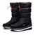 Botas de Inverno de Alta Resistência Forrada em Lã com Plataformas Antiderrapantes