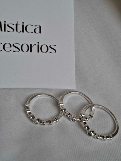 Anillo strass