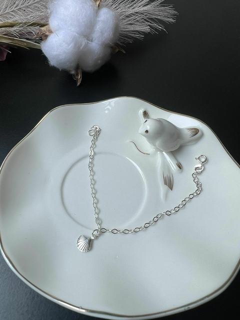 Pulseira com Pingente Concha