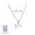COLLAR/ARITOS ACERO TRENDY - comprar online