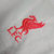 Camisa Liverpool II 24/25 torcedor Nike masculina, camisa branca Liverpool 2024, camisa de futebol Liverpool II 2024, camisa Nike Liverpool masculina, camisa torcedor Liverpool com detalhes em vermelho, camisa oficial Liverpool II 2024, camisa de time Liv