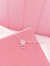 Colar menina cravejado rosa + zircônia