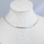 Chocker fita prata