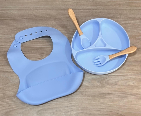 VAJILLA EN SILICONA 3 PIEZAS