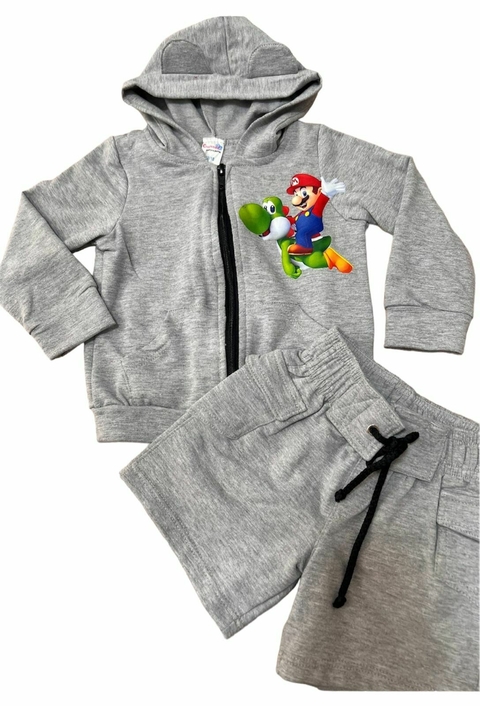 BUSO CON CAPOTA Y BERMUDA