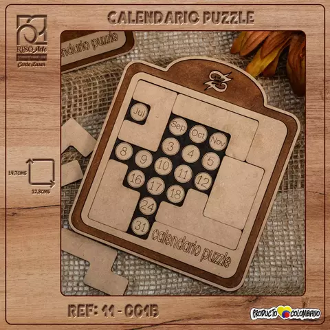 11-01B Calendario Puzzle