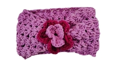 Diadema de lana bordado a mano