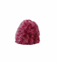 Gorro tegido con microchett con técnica de gancho
