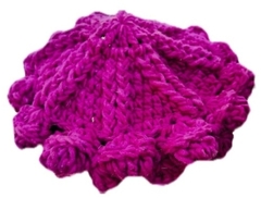 Gorro de lana tegido a mano