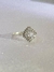 Anel triângulo zircônia cristal
