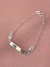 Pulseira infantil chapa com zircônia