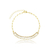 Pulseira riviera baguete zircônia