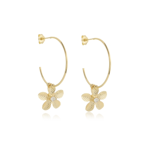 Argola flor