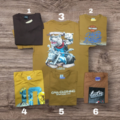 Remera Call Jeans. Marron