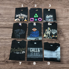 Remera Call Jeans Negras