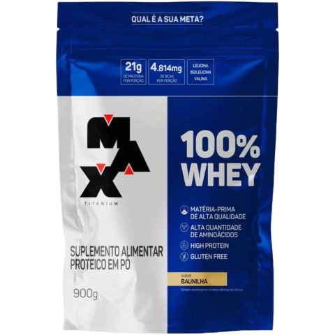 100% WHEY REFIL - MAX TITANIUM
