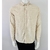 Camisa quadriculada bege masculina TAM M