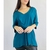 blusa azul feminina plus size TAM GG - comprar online