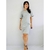 Vestido cinza com bolsos TAM M - comprar online