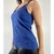 blusa azul de malha feminina TAM G - comprar online