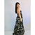 vestido longo floral TAM 44 - Qnova Second Hand