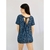 Blusa azul feminina TAM G - comprar online