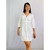 Vestido branco de algodão TAM M