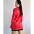 Blusa rosa feminina manga 7/8 plus size TAM G